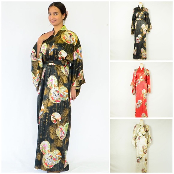 Artisan Other - 🎎 Kyoto Sen'i, The Tale of Genji Silk Kimono